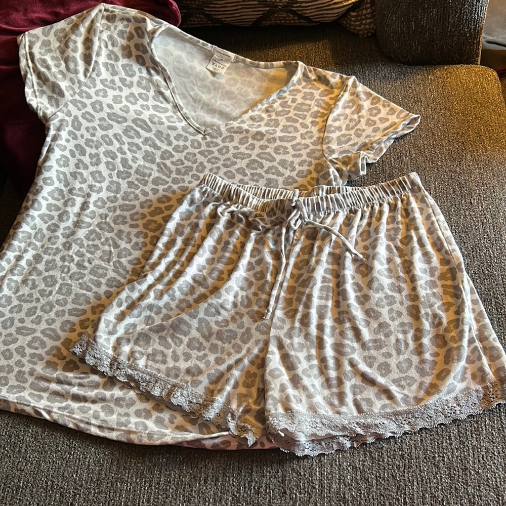 Animal print night apparel